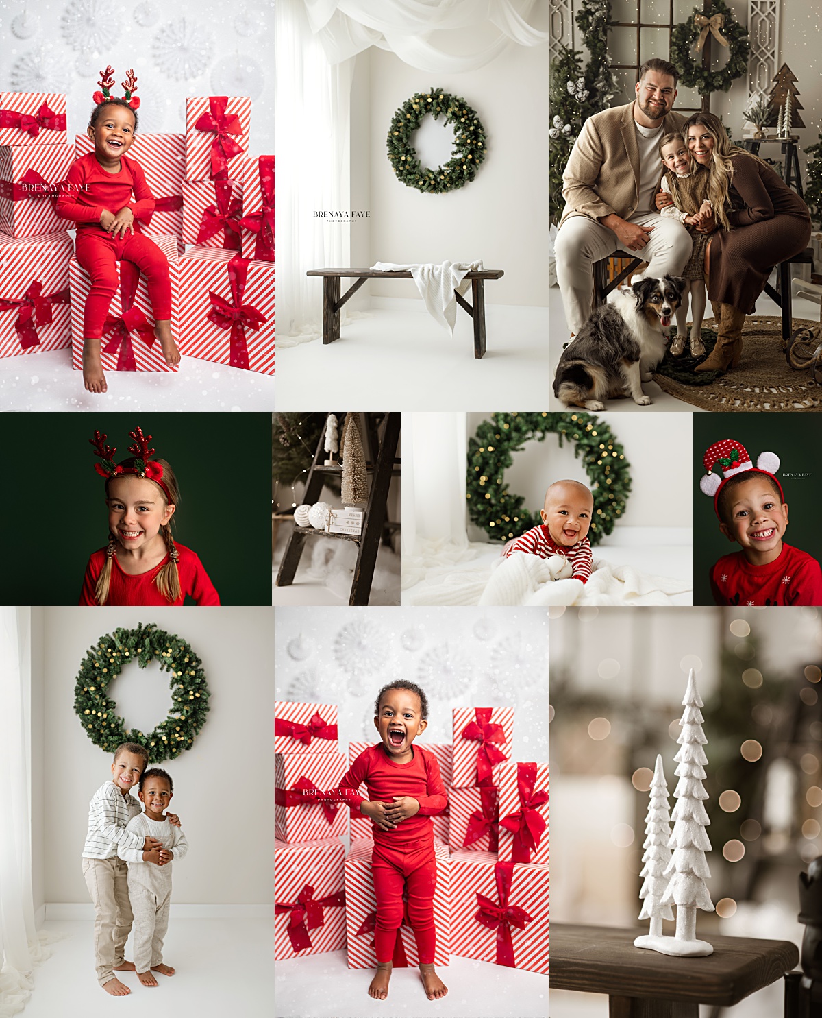 Christmas mini session photography, christmas mini ideas, studio holiday ideas, christmas card photos, holiday mini session in studio, Christmas mini session, lincoln nebraska studio 