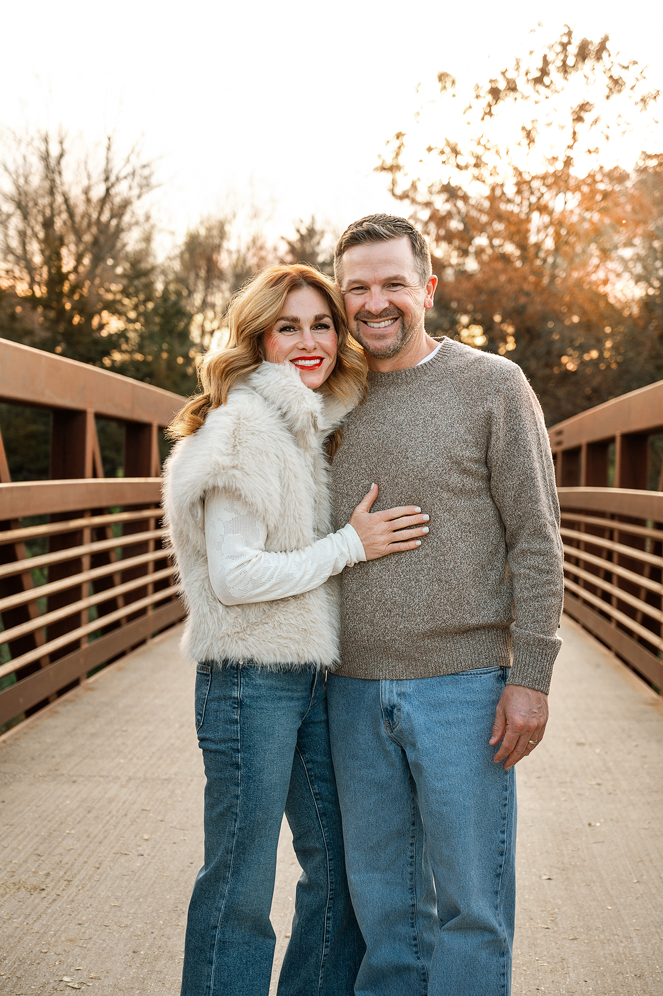 husband and wife photography, purdue coach photos