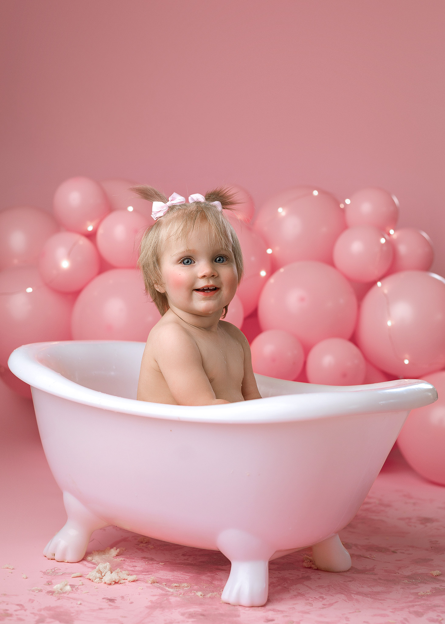 pink cake smash ideas